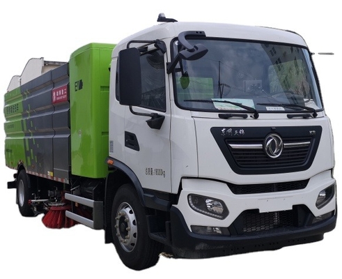 Garment Shops DONGFENG 4x2 Pure Electric Sanitation Road Sweeper Truck High Pressure Cleaning Truck Road Sweeps Vacuum Sweeper Vehicle